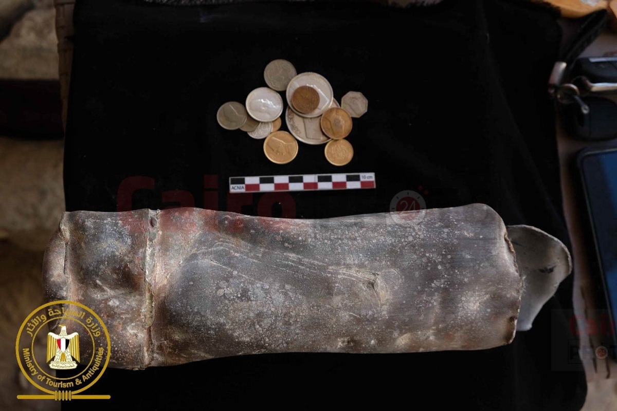 العملات الأثرية المكتشفة