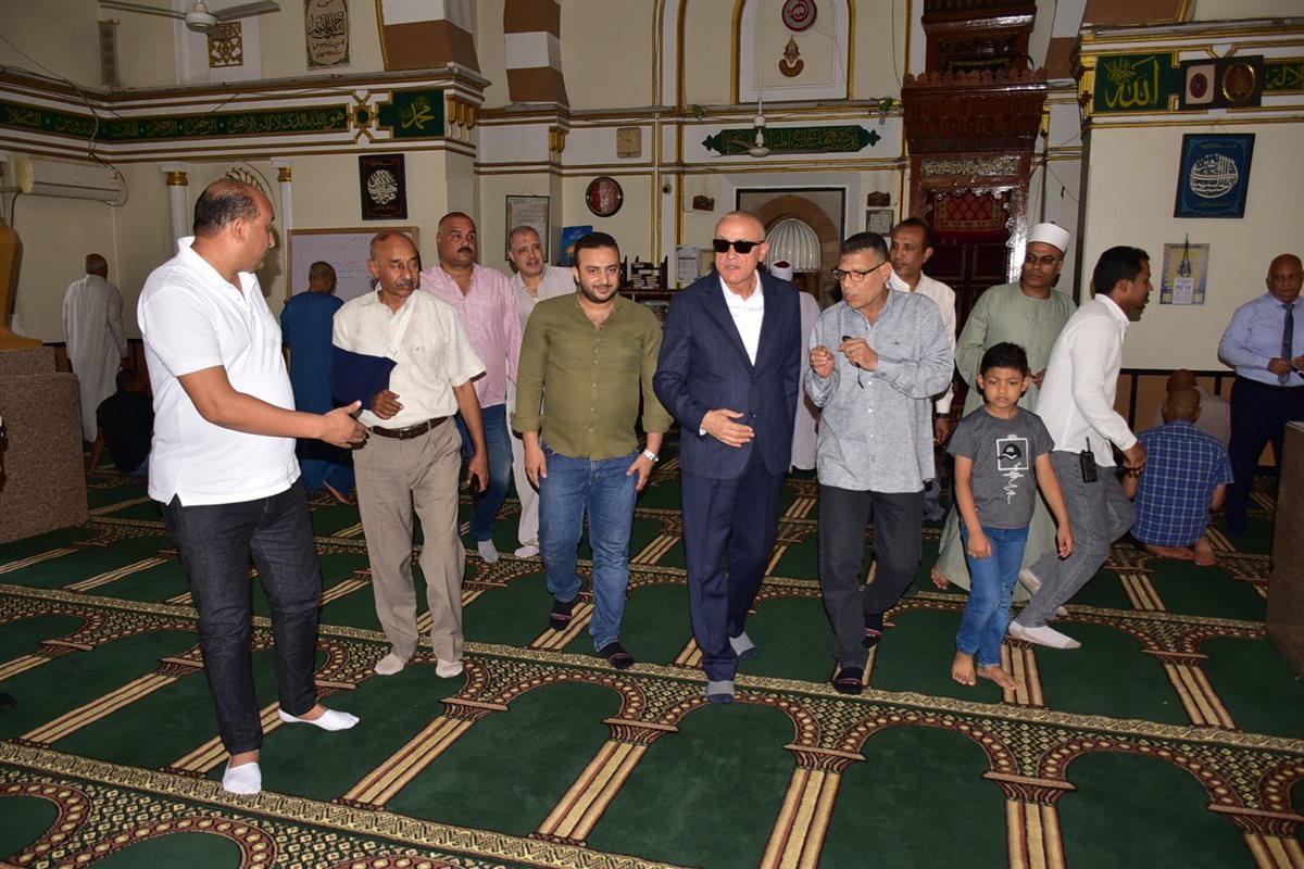محافظ الأقصر يتفقد تطوير مسجد أحمد النجم