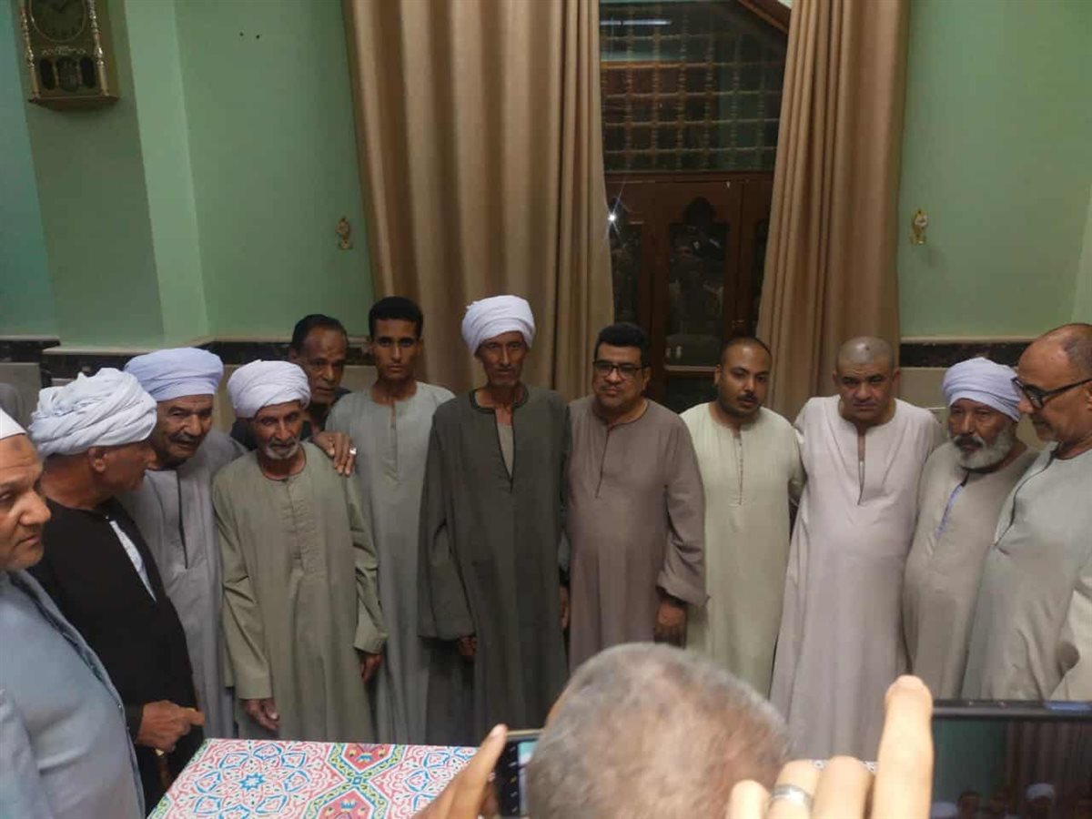 إنهاء خصومة ثأرية بساحة الطيب بالأقصر