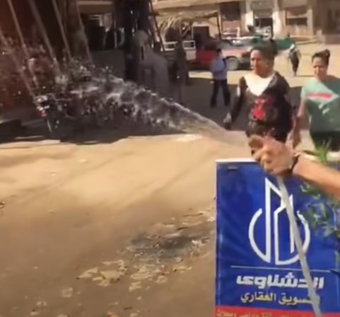 جانب من الفيديو المتداول