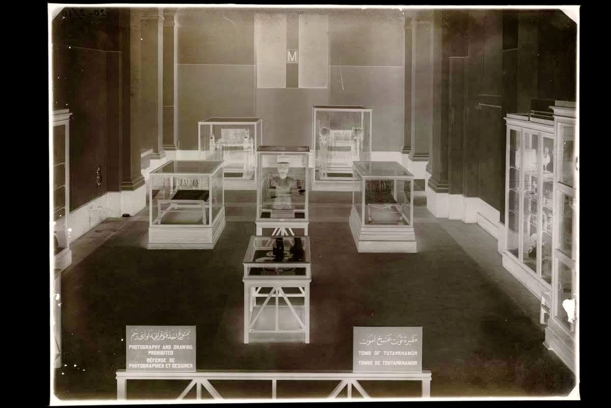 كنوز توت عنخ آمون بالمتحف المصري