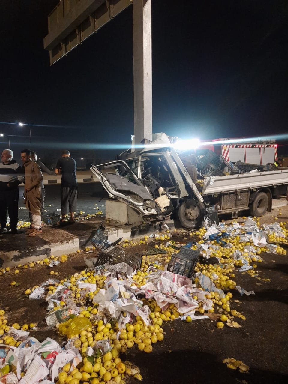  حادث تصادم عند مدخل مطار القاهرة الدولي