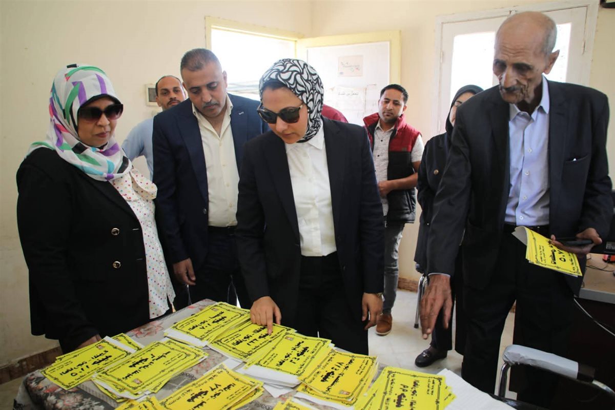 جانب من جولة نائب محافظ الوادي الجديد