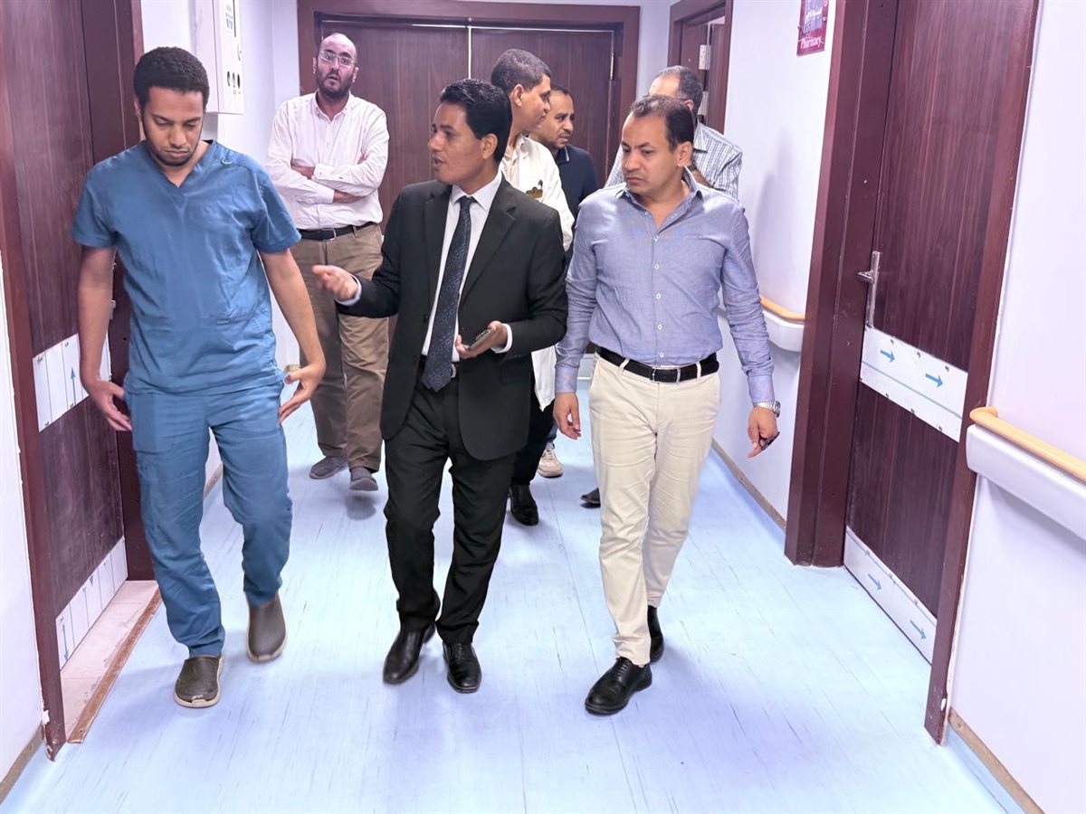 وكيل صحة الأقصر يتفقد مستشفى الحميات