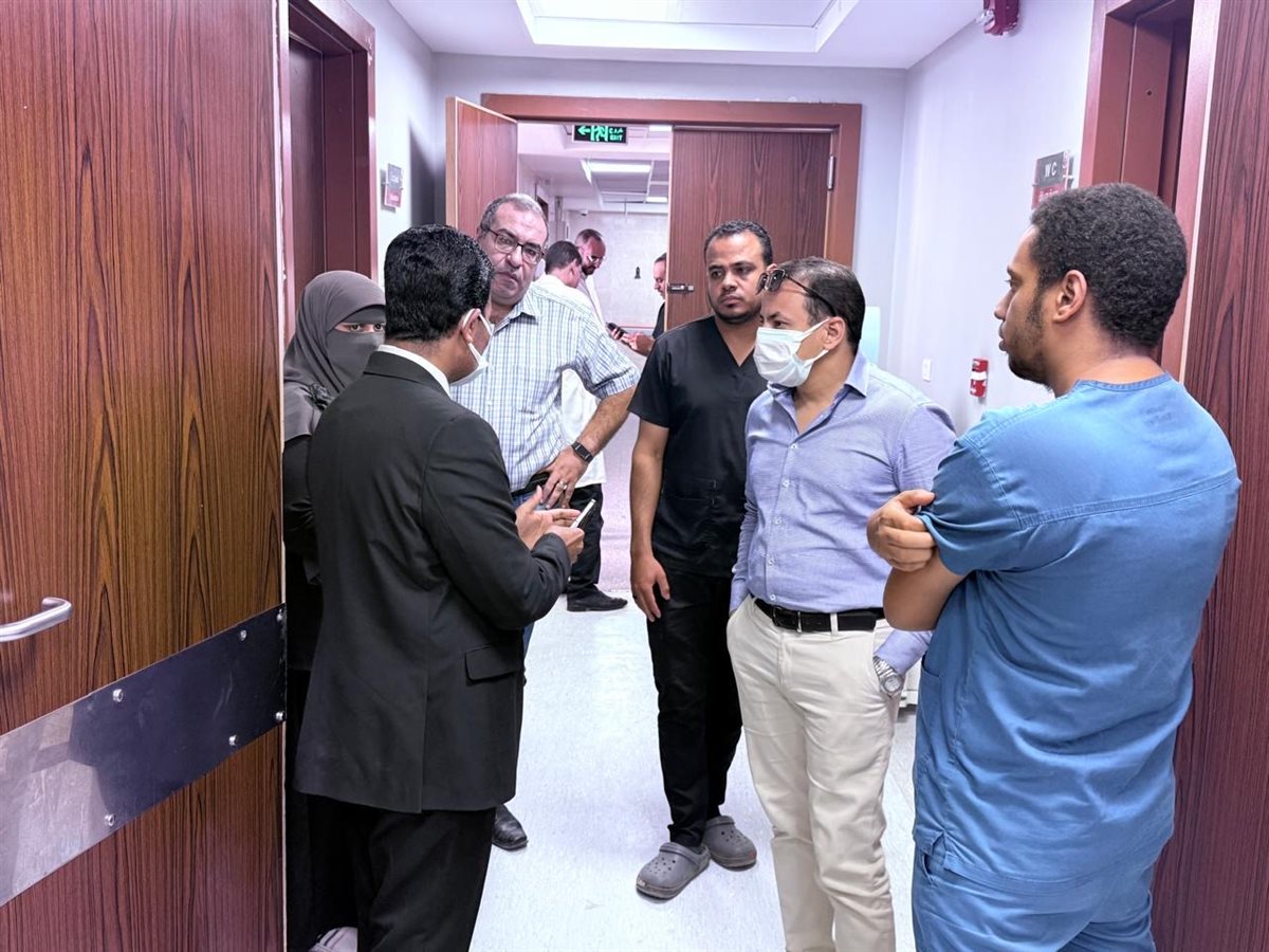 وكيل صحة الأقصر يتفقد مستشفى الحميات