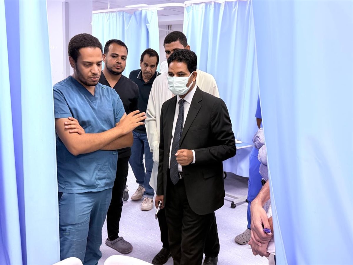 وكيل صحة الأقصر يتفقد مستشفى الحميات