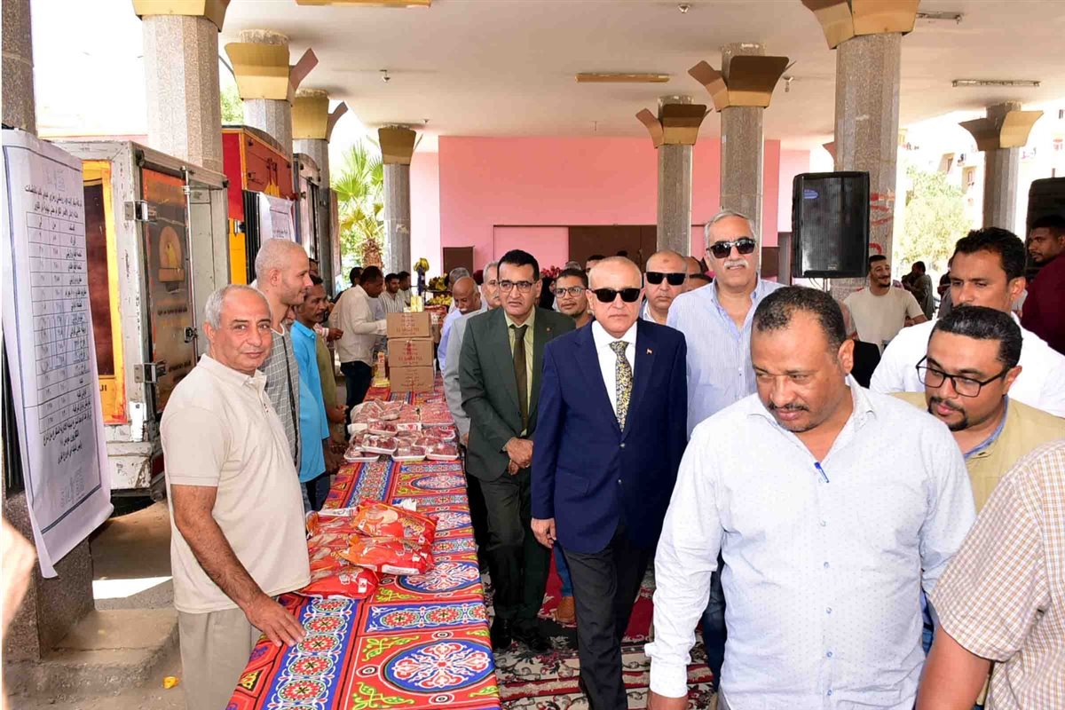 محافظ الأقصر وجولة تفقدية بطيبة