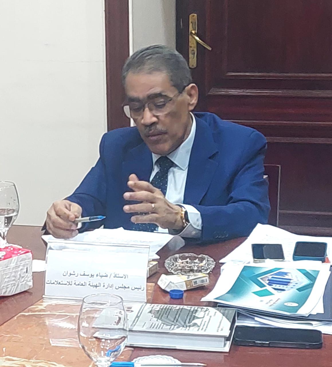 الكاتب الصحفي ضياء رشوان