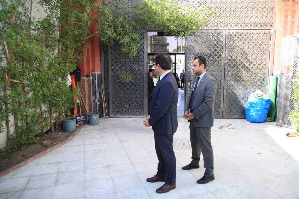 وزير الثقافة يتفقد القصر