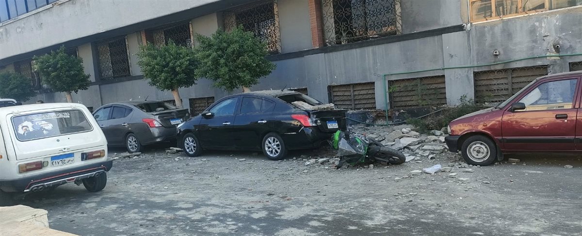 تضرر سيارتين