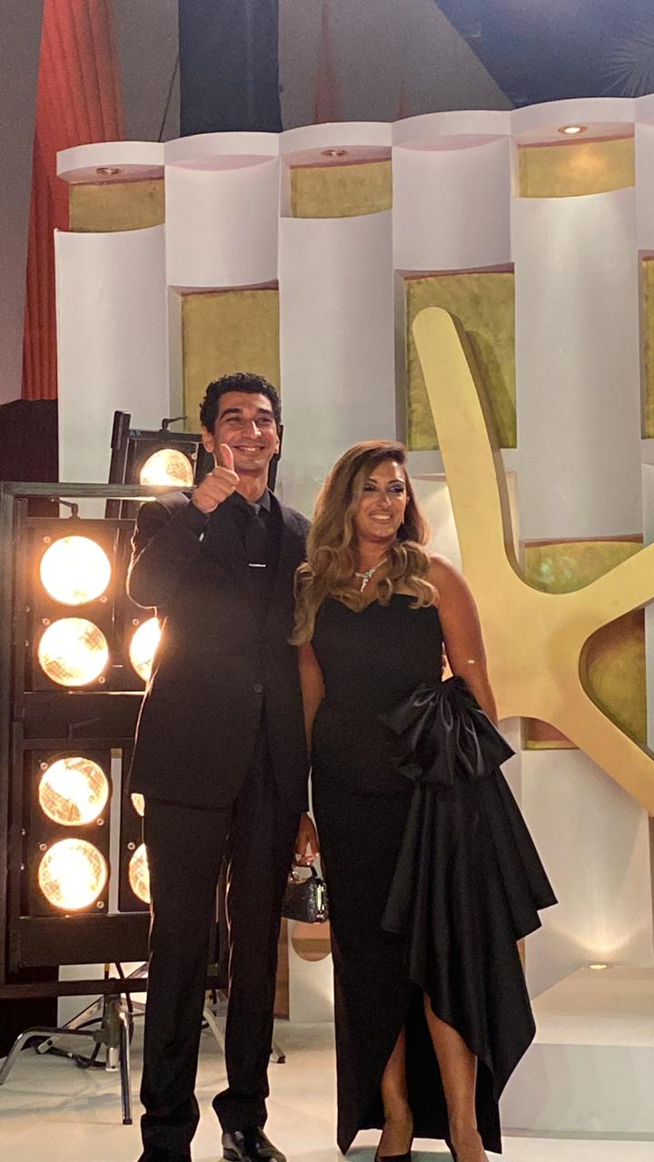 المخرج كريم الشناوي في العرض الأول لفيلمه الجديد