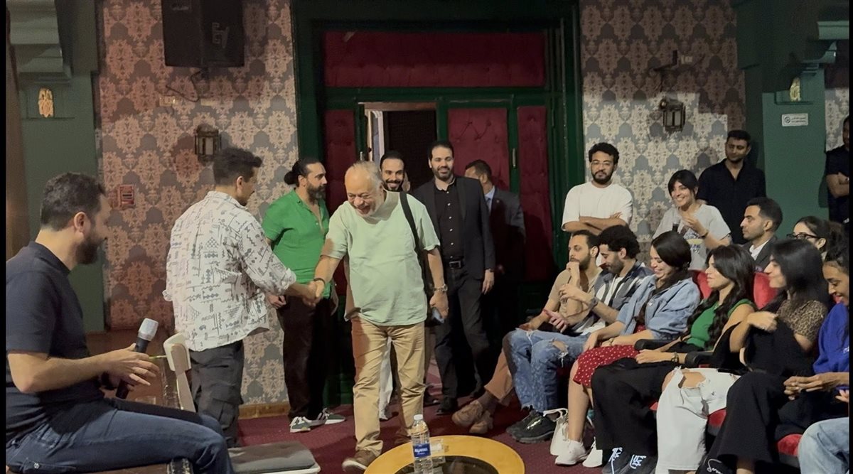 لقطات من ورشة بيتر ميمي لأعضاء نقابة المهن التمثيلية ضمن فعاليات مهرجان المسرح