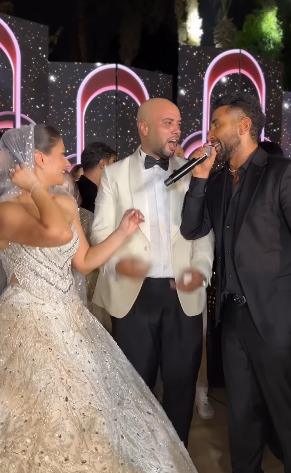 <strong>حفل زفاف حاتم صلاح بقصر محمد علي باشا بحضور نجوم الفن</strong>