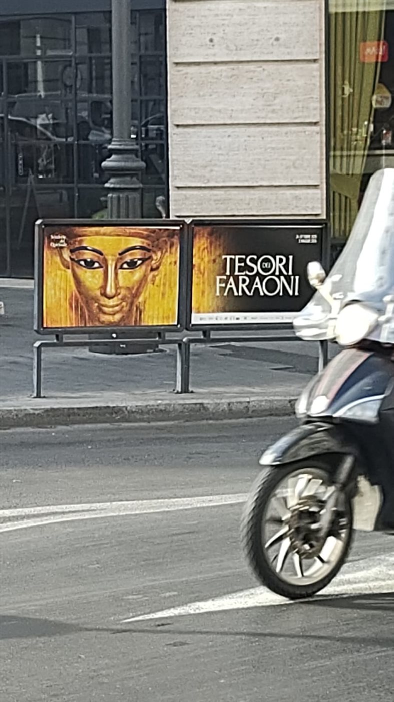 معرض كنوز الفراعنة بالعاصمة الإيطالية روما