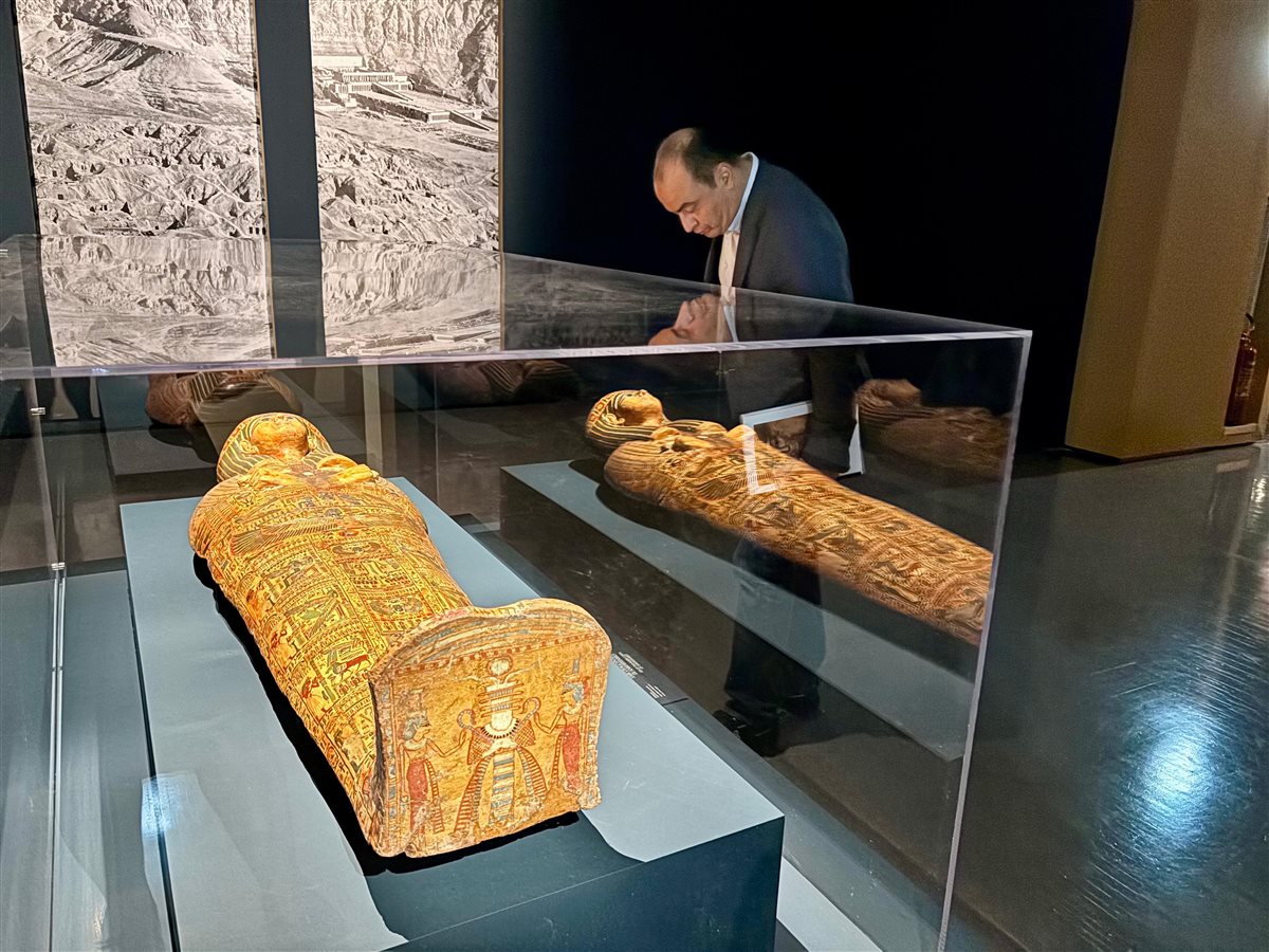 معرض كنوز الفراعنة بالعاصمة الإيطالية روما