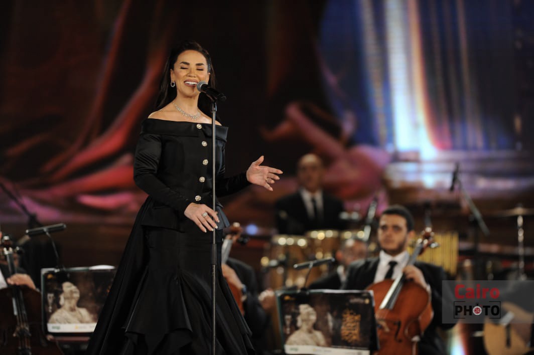 مي فاروق تتألق في حفلها بمهرجان الموسيقى العربية