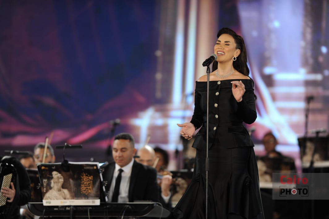 مي فاروق تتألق في حفلها بمهرجان الموسيقى العربية