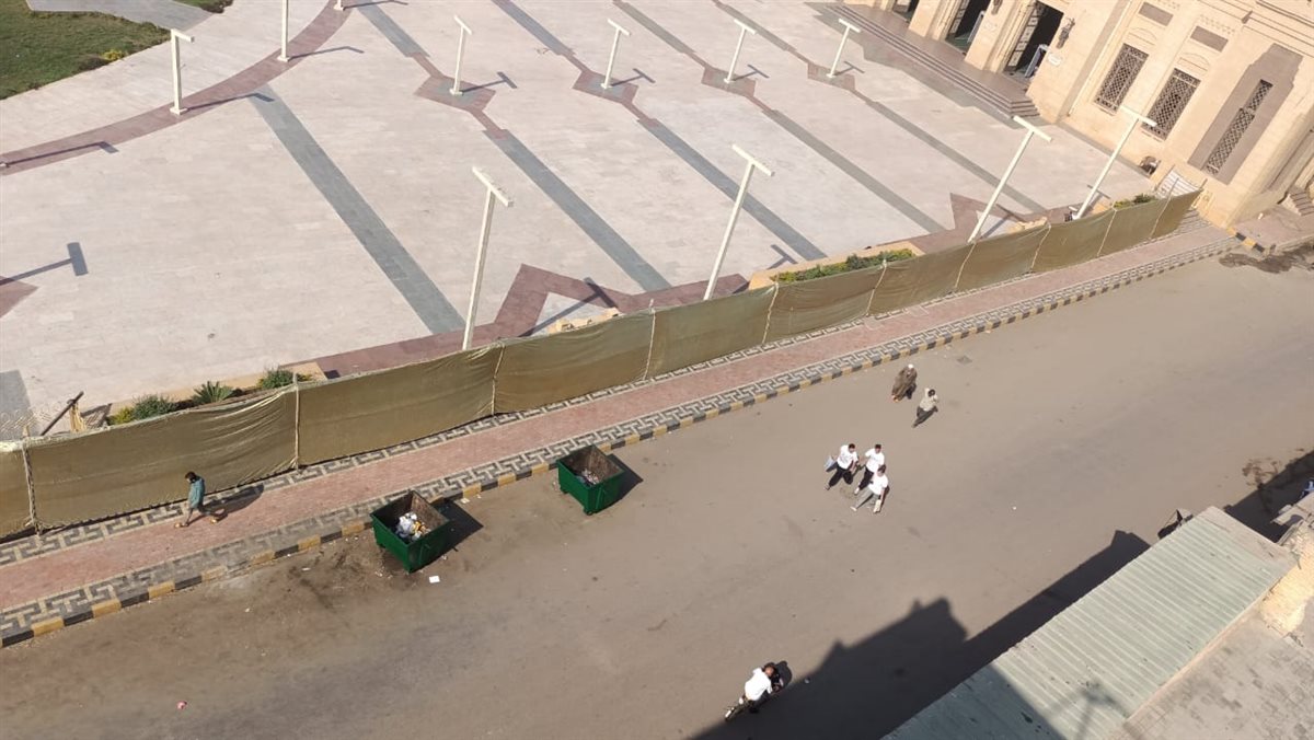 رفع كفائة محيط المسجد بالتزامن مع المولد