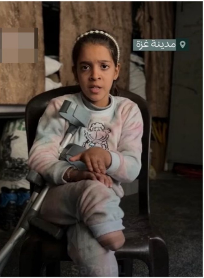 الصغيرة ريتاج من غزة