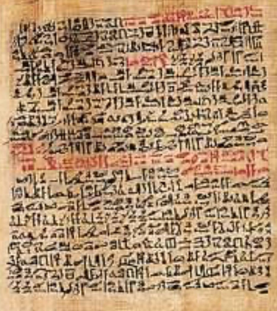 بردية ( ايبرس ) الطبية اكبر بردية طبية من مصر القديمة