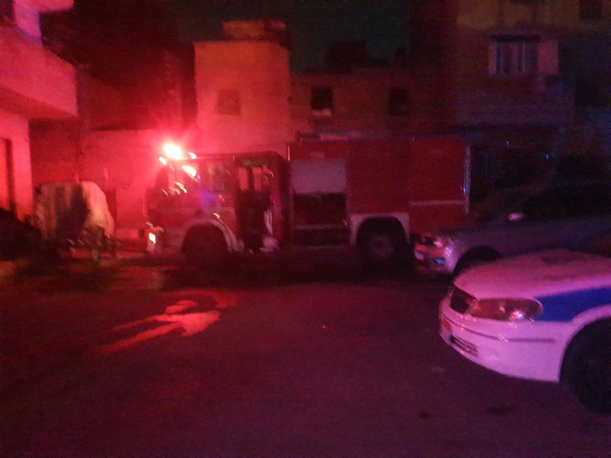 حريق في منزل بالطوب اللبن في الأقصر