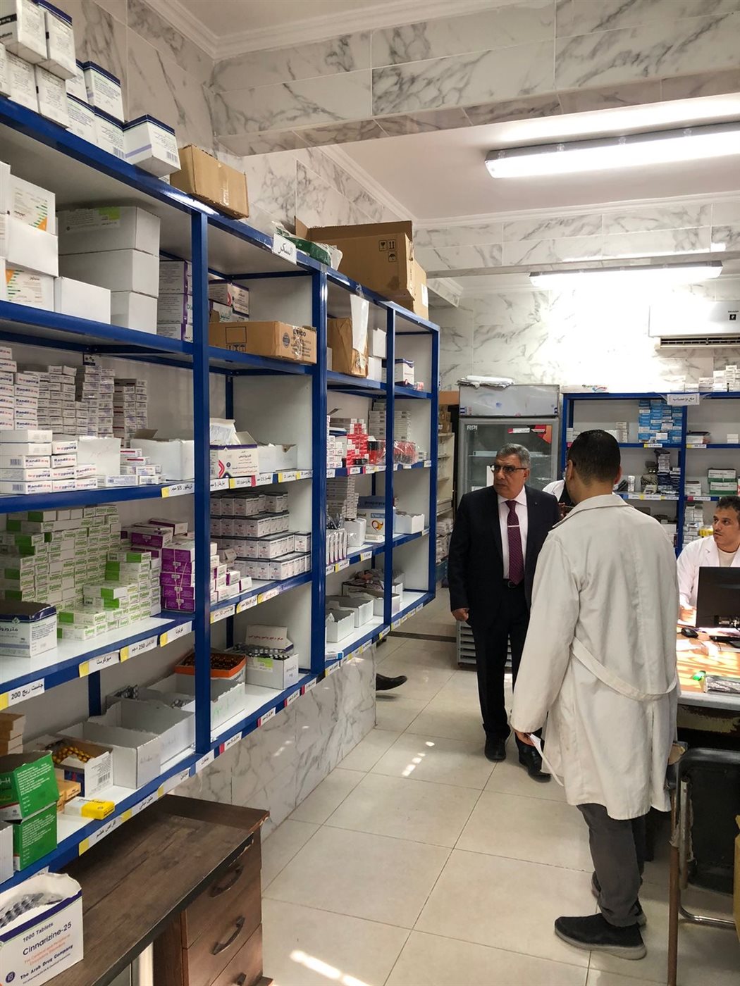 محافظ الدقهلية في زيارة مفاجئة لعيادة ابن لقمان