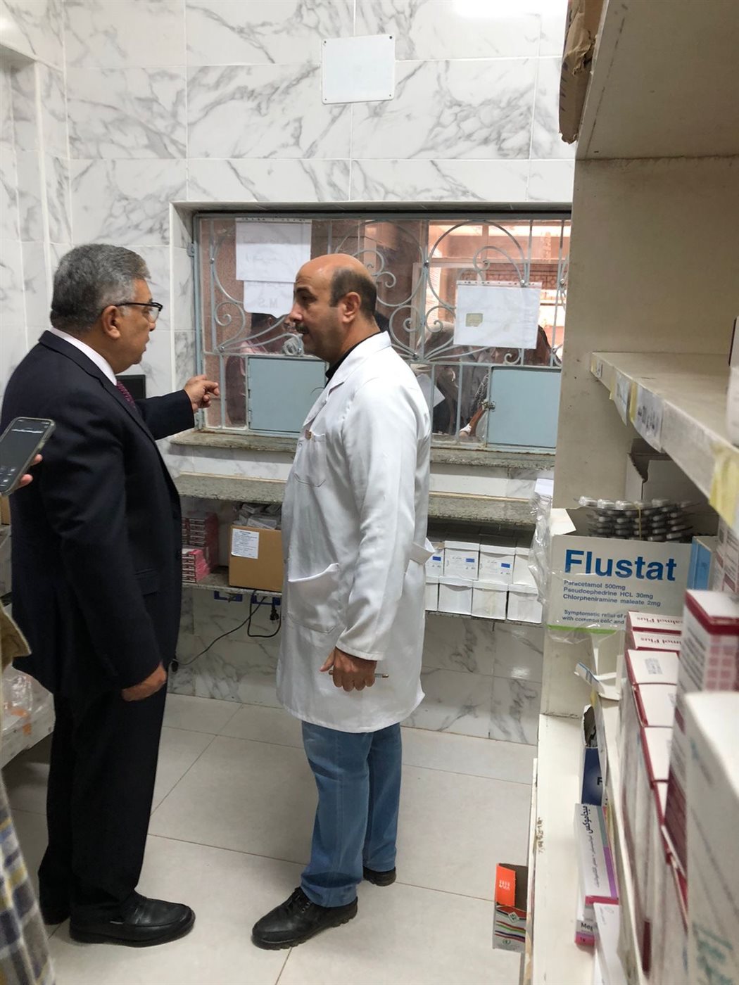 محافظ الدقهلية في زيارة مفاجئة لعيادة ابن لقمان