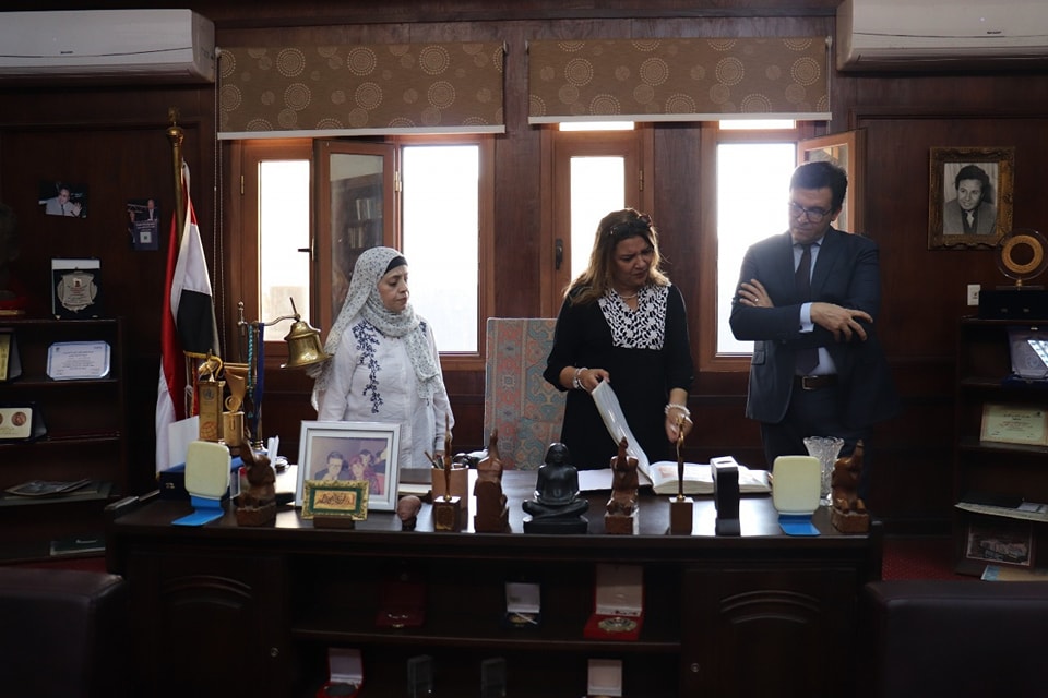 جانب من جولة وزير الثقافة