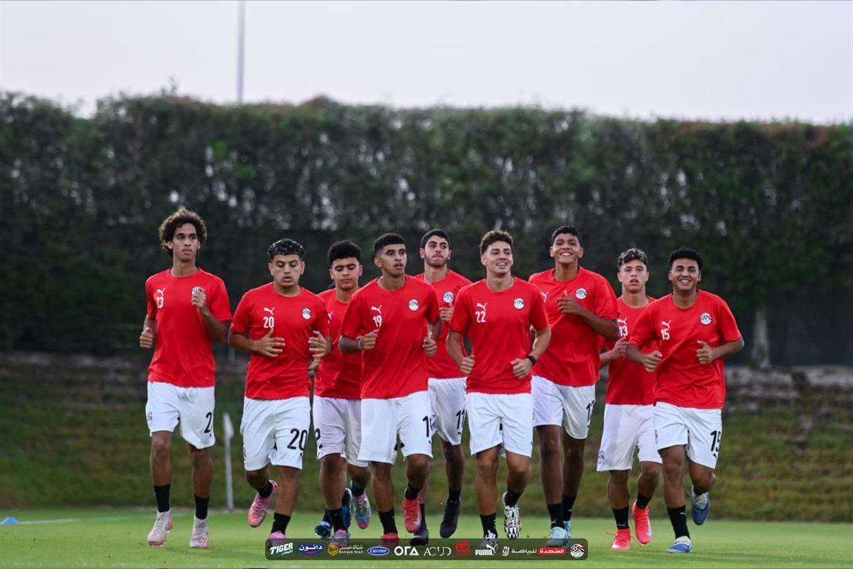 مران منتخب الناشئين اليوم استعدادا لودية قطر قبل كأس العالم