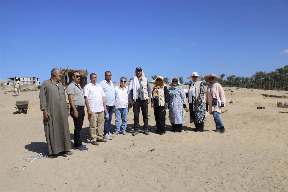 بعثة تل الدير تواصل التنقيب عن تراث دمياط العريق