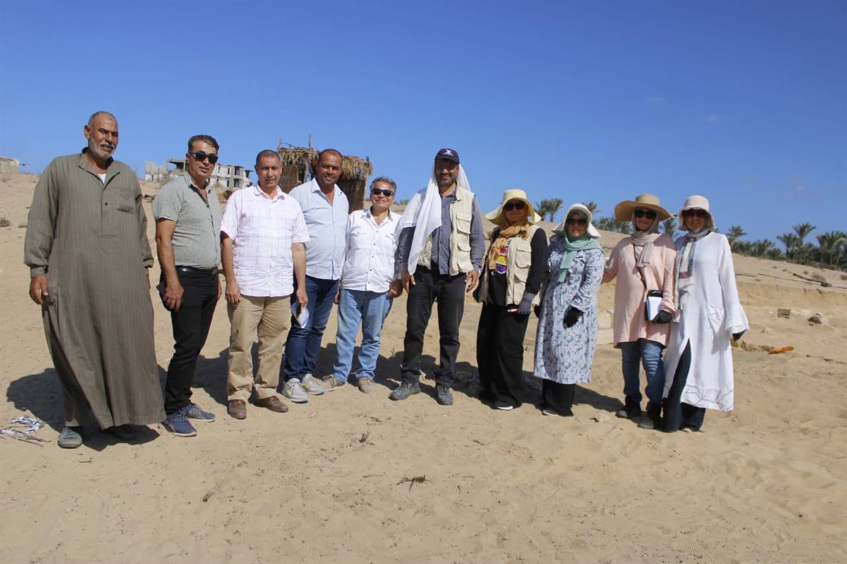 بعثة تل الدير تواصل التنقيب عن تراث دمياط العريق