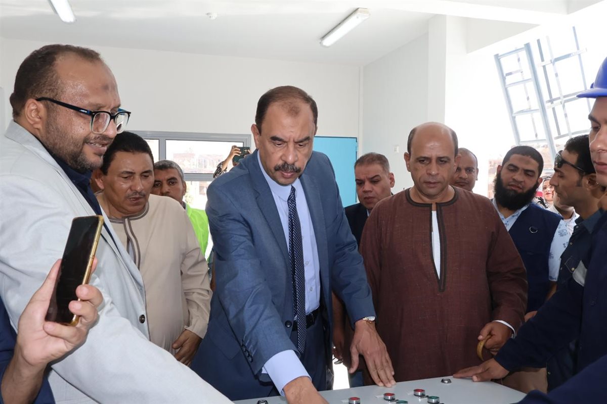 افتتاح محطة طهطا