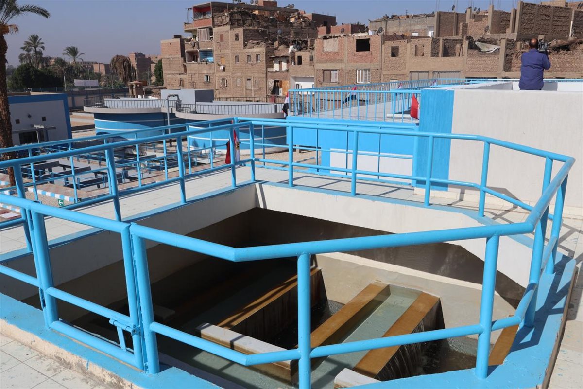 افتتاح محطة طهطا