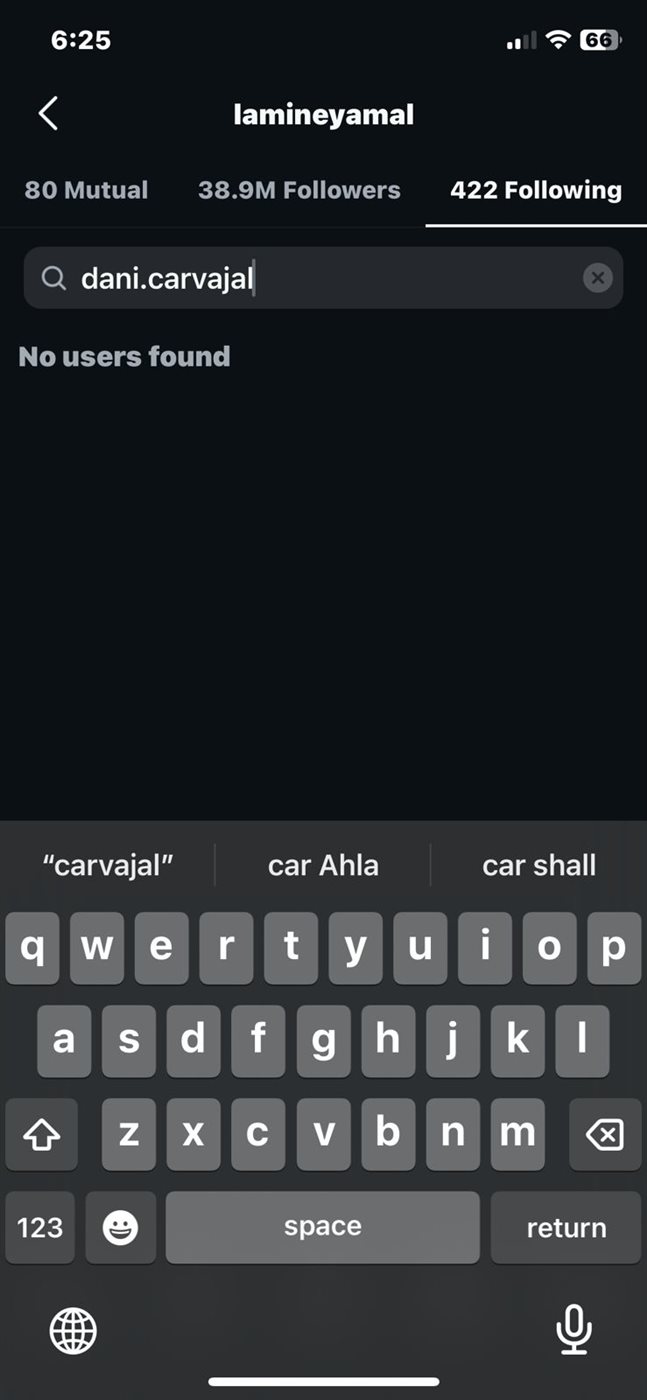 <strong>لامين يامال يلغي متابعة داني </strong><span style=