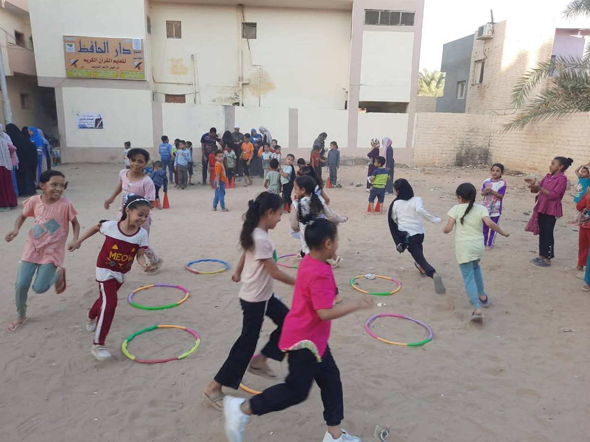 قوافل رياضية باحياء الوادى الجديد