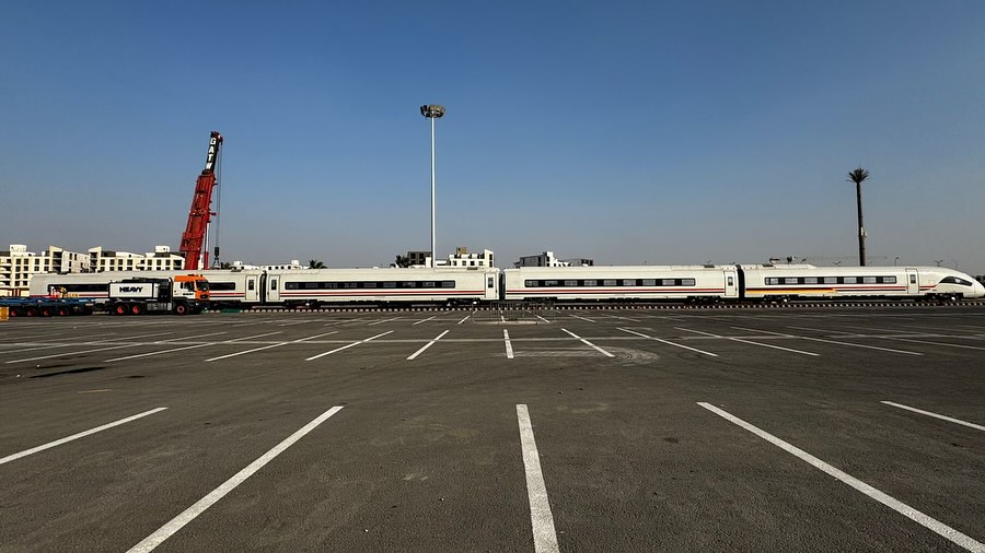 وصول قطار فيلارو مصر إلى معرض ومؤتمر النقل الذكي واللوجستيات والصناعة TransMEA