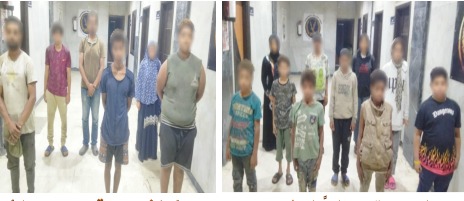 القبض على 10 أشخاص استخدموا 16 طفل في أعمال التسول بالجيزة