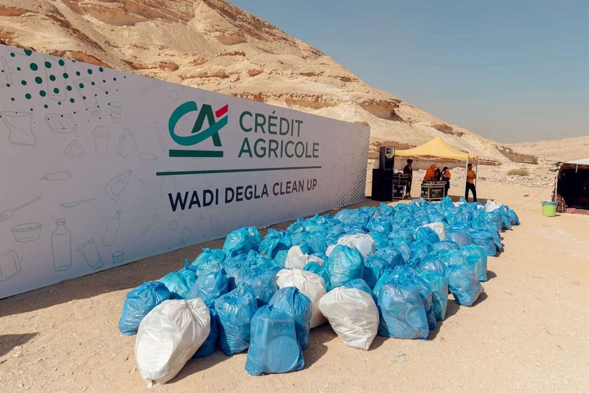 جمع 390 كيلوجرامًا من المخلفات بمحمية وادى دجلة