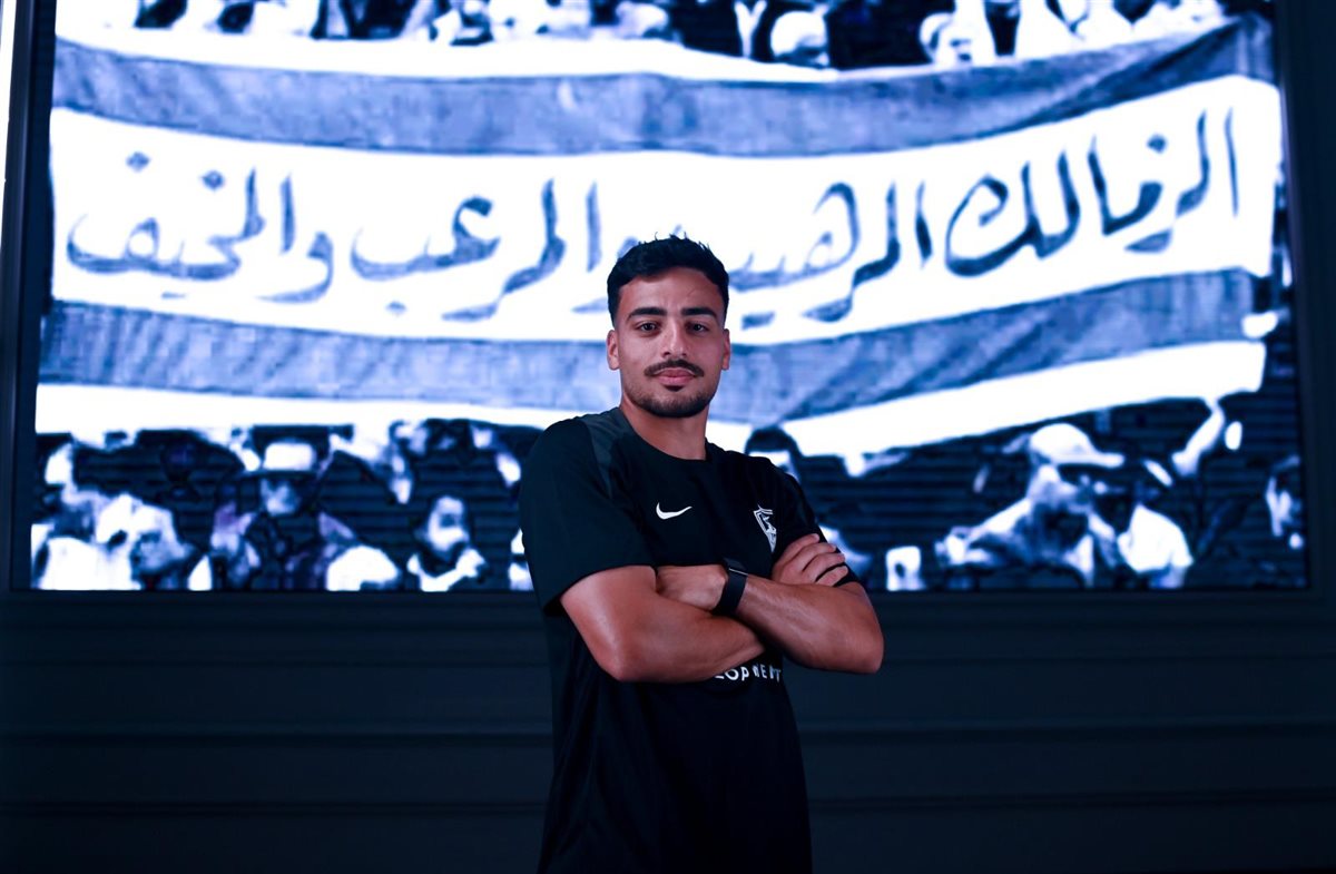 <strong>محمد إسماعيل مدافع نادي الزمالك</strong>