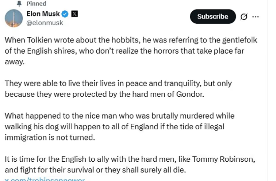 تغريدة إيلون ماسك