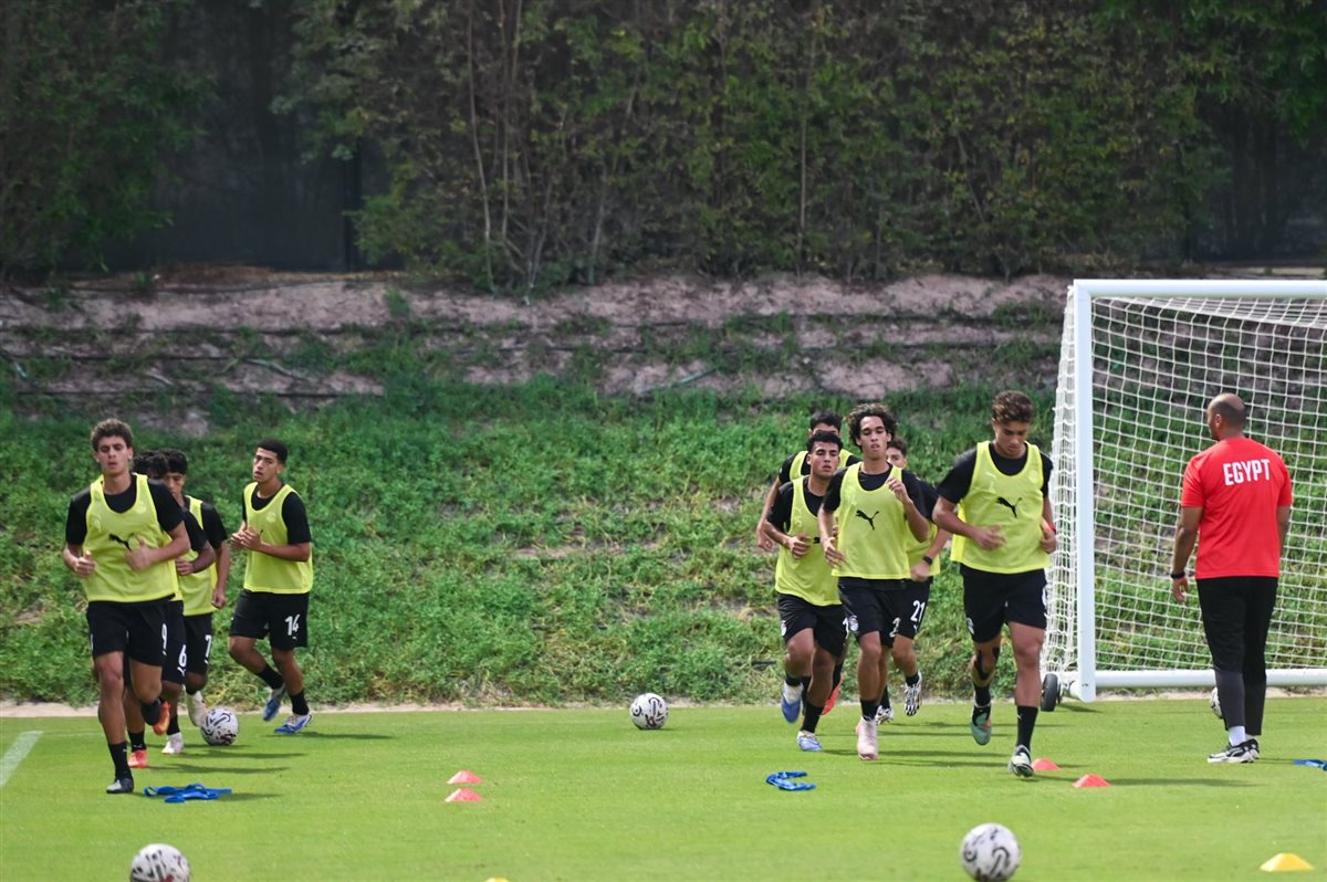 مران منتخب مصر تحت 17 عامًا