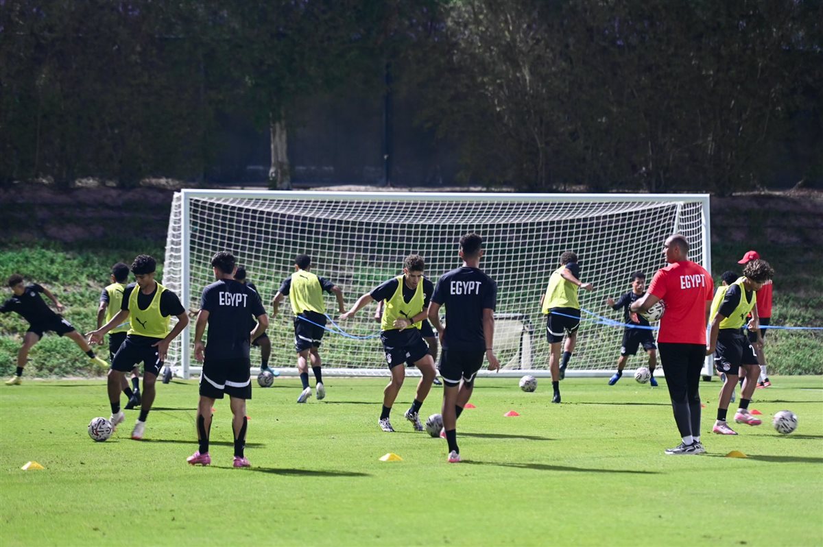 مران منتخب مصر تحت 17 عامًا