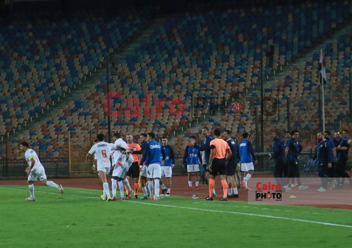 مباراة الزمالك والبنك الأهلي