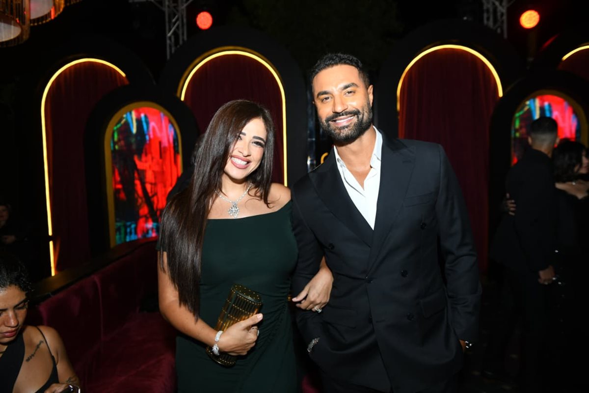 <strong>نجوم الفن في حفل زفاف المخرج هادي الباجوري وهايدي خالد</strong>