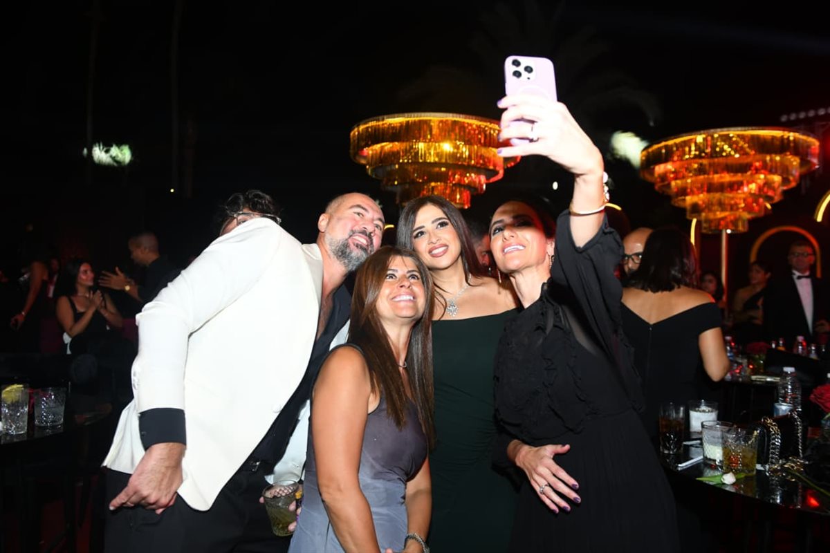 <strong>نجوم الفن في حفل زفاف المخرج هادي الباجوري وهايدي خالد</strong>