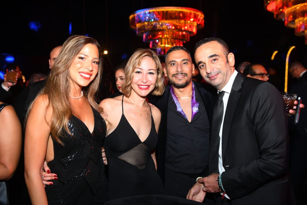 بعد إعلان زواجهما.. أول ظهور علني لـ منة شلبي وأحمد الجنايني في حفل زفاف المخرج هادي الباجوري