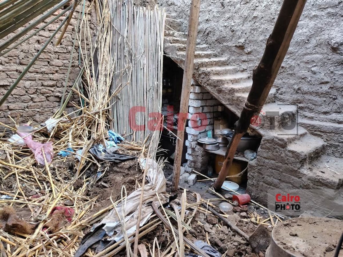 صور جديدة تكشف واقعة انهيار سقف في قنا