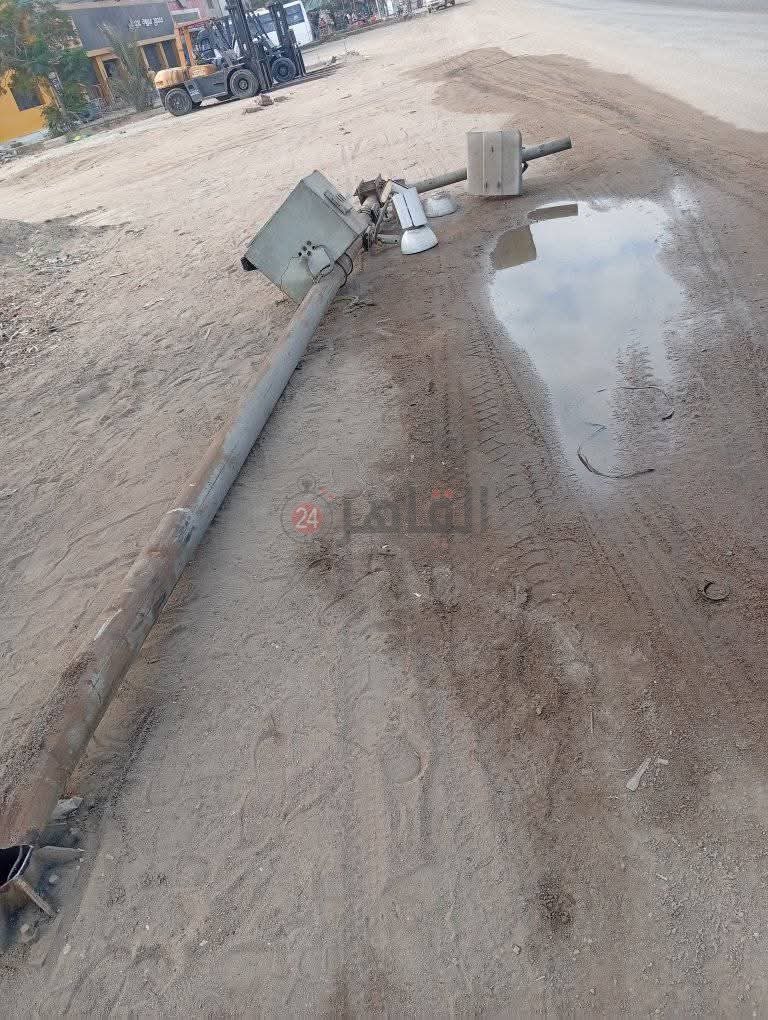 أمن المنوفية يكثف جهوده لضبط سائق كسر كاميرا مراقبة طريق بالسادات