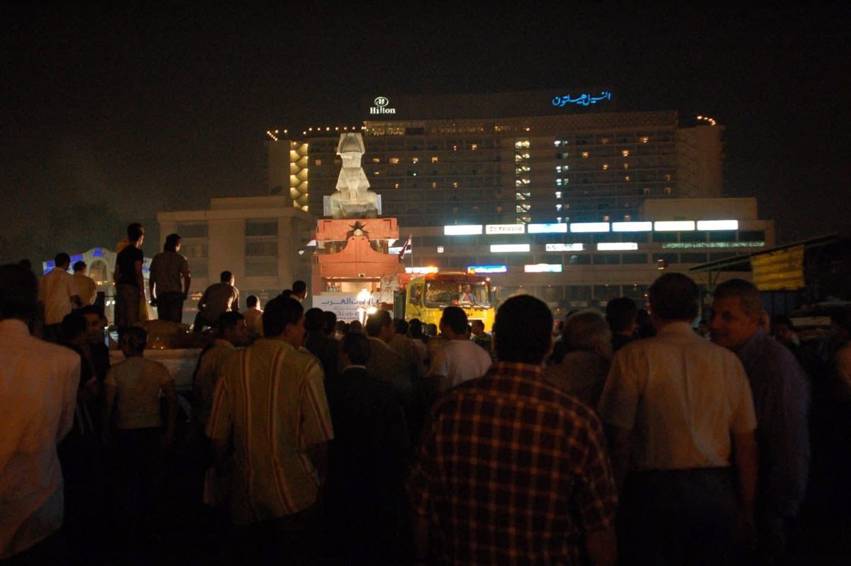 نقل تمثال رمسيس إلى المتحف المصري الكبير