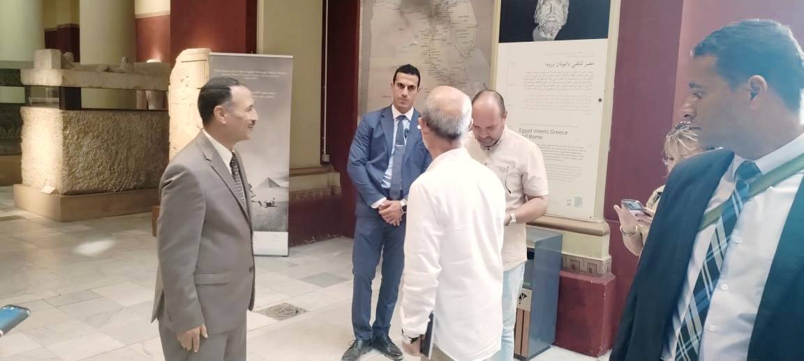 رئيس برلمان أمريكا اللاتينية في ضيافة متحف التحرير قبل افتتاح المتحف الكبير